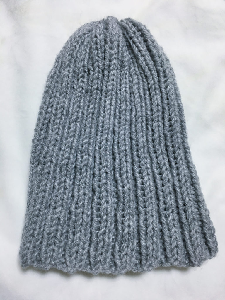 100均の毛糸「ダイソーメランジ」で手編みのニット帽！ │ ～SATONOE～ 編み物・マクラメ・デザインなどモノづくりのアトリエです♡